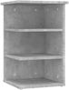 vidaXL Beistellregal Betongrau 35x35x55 cm Holzwerkstoff 806278 Bild 3