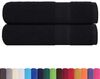 vidaXL Handtücher FROGN 2 Stk. Schwarz 50x100 cm 360 g/m² 136950 Bild 2
