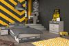 Kinderzimmer Set Parisot Fabric 5-tlg. Holzdekor Esche/Grau/Print Bild 2