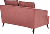 2-Sitzer Stoffsofa burgunderrot HOBRO Bild 5