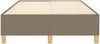 vidaXL Polsterbett, Stoff, Taupe, 120x200 cm, Natur Bild 5