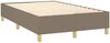 vidaXL Polsterbett, Stoff, Taupe, 120x200 cm, Natur Bild 4
