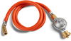 BURNHARD® Gasflaschen Adapter für WAYNE Jr. Balkongrill 1-Brenner, FitnFire™ Schnittstelle für 5, 8 & 11 kg Gasflaschen, Druckminderer 2,5 bar, Orange Bild 1