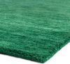 Gabbeh Teppich - Softy - Uni 200 x 80 cm - dunkelgrün - läufer Bild 5
