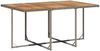 vidaXL 11-tlg. Garten-Essgruppe mit Kissen Grau Poly Rattan 3210614 Bild 4