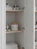 Aufbewahrungsbox mit Bambusdeckel - Kosmetik Organizer mit 300 Wattestäbchen Bild 2