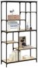 vidaXL Bücherregal Sonoma-Eiche 99x35,5x176 cm Holzwerkstoff und Stahl 835410 Bild 3