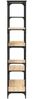 vidaXL Bücherregal Sonoma-Eiche 99x35,5x176 cm Holzwerkstoff und Stahl 835410 Bild 5