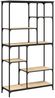 vidaXL Bücherregal Sonoma-Eiche 99x35,5x176 cm Holzwerkstoff und Stahl 835410 Bild 2