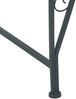 vidaXL Baumbank 4-Sitzanzahl 160 x 80 x 44 cm Stahl Silber Grau 42029506 Bild 3