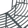 vidaXL Baumbank 4-Sitzanzahl 160 x 80 x 44 cm Stahl Silber Grau 42029506 Bild 4