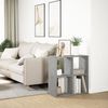 vidaXL Raumteiler-Bücherregal Betongrau 69,5x29x69,5 cm Holzwerkstoff 858006 Bild 4