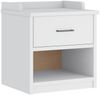 vidaXL Flurbank SANDNES Weiß 45x40x50 cm Massivholz Kiefer 4010447 Bild 2