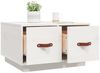 vidaXL Couchtisch Weiß 60x53x35 cm Massivholz Kiefer 820967 Bild 5