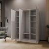 Beautysofa Kleiderschrank Gava moderne Schlichtheit und funktionale Eleganz (Schrank mit flexibel konfigurierbar, TIP-ON Öffnungssystem) Breiten zur Auswahl: 100 cm, 150 cm oder 200 cm Bild 3