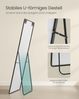 Songmics Ganzkörperspiegel, Rahmen aus Aluminiumlegierung tintenschwarz, 160x50 cm Bild 4