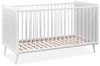 Finori 'DILI 66B' inkl. Lattenrost Babybett, 3-fach höhenverstellbar, Holz weiß, 77 x 83 x 144 cm Bild 2