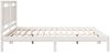 vidaXL Massivholzbett Extra Lang ohne Matratze Weiß 200x210 cm 3309194 Bild 5