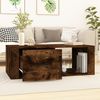 vidaXL Couchtisch Räuchereiche 100x50,5x35 cm Holzwerkstoff 816541 Bild 3