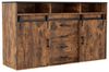 HOMAVO Sideboard HG1 kommode mit Schiebetüren & 4 Schubladen – 140 cm (FSC®, viel Stauraum, pflegeleicht), für Wohnzimmer Schlafzimmer Büro Flur Bild 4