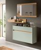 Garderobe Set 3-tlg. Borga in salbei und Eiche 140 cm Bild 5