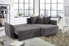 Ecksofa L-Form Couch Polsterecke Schlaffunktion Bettkasten Cord Dunkelgrau Bild 3