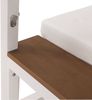 Aluminium Lounge-Gartenliege HWC-M63b, XL Sonnenliege Daybed, 10cm-Polster 200cm ~ weiß Polster creme Bild 5