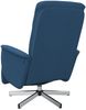 vidaXL Relaxsessel mit Fußteil Blau Stoff 356568 Bild 5