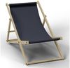 HAGO Gartenliege Liegestuhl Liege Stuhl Strand Strandliege Sonnenliege Gartenliege, 2 St. Bild 5