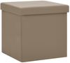 vidaXL Hocker mit Stauraum 2 Stk. Cappuccino-Braun PVC 338790 Bild 3