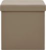 vidaXL Hocker mit Stauraum 2 Stk. Cappuccino-Braun PVC 338790 Bild 4