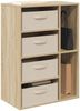 vidaXL Sideboard mit Schubladen Sonoma-Eiche 60 x 33,5 x 84 cm 8000470 Bild 3
