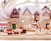 BRUBAKER LED Lichterbogen Schwibbogen - Winterlandschaft mit Altstadt, traditioneller Holzbogen mit 3D Szene beleuchtet handbemalt 27 cm hoch Bild 2