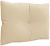 vidaXL Palettenkissen 3-tlg. Beige Stoff 360859 Bild 4
