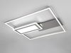 LED Deckenleuchte SPIRO mit Fernbedienung flach Silber, dimmbar, Breite 53cm Bild 5