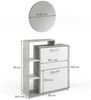 Schuhkipper Orlando Beton 2 Teile, mit Spiegel Vicco Bild 3