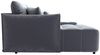 Wohnlandschaft Schlafsofa Sofa TREVISO Stoff Monolith Hellblau Bild 4