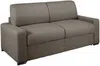 Schlafsofa 3-Sitzer Stoff CALITO - Anthrazit - Liegefläche: 140 cm - Matratzenhöhe: 18 cm Bild 3