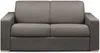 Schlafsofa 3-Sitzer Stoff CALITO - Anthrazit - Liegefläche: 140 cm - Matratzenhöhe: 18 cm Bild 2