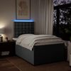 vidaXL Boxspringbett mit Matratze Dunkelgrau 120x200 cm Stoff 3292770 Bild 5