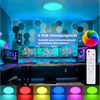 LMaxhome LED Deckenleuchte Dimmbar Deckenlampe RGB Farbwechsel mit Fernbedienung Ultra Dünn Rund, 2 St, 24W, 3000K/4000K/6000K, Nachtlicht für Kinderzimmer Schlafzimmer Küche Bild 2