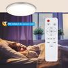 LMaxhome LED Deckenleuchte Dimmbar Deckenlampe RGB Farbwechsel mit Fernbedienung Ultra Dünn Rund, 2 St, 24W, 3000K/4000K/6000K, Nachtlicht für Kinderzimmer Schlafzimmer Küche Bild 3