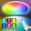 LMaxhome LED Deckenleuchte Dimmbar Deckenlampe RGB Farbwechsel mit Fernbedienung Ultra Dünn Rund, 2 St, 24W, 3000K/4000K/6000K, Nachtlicht für Kinderzimmer Schlafzimmer Küche Bild 5