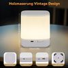 Nettlife LED Nachttischlampe Touch Dimmbar Akku 3600mAH USB Aufladbar Weiß Kabellos, Dimmbar, LED fest integriert, mit 3 Farbtemperaturen&Timing Funktion Nachtlicht Bild 3