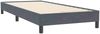 vidaXL Boxspringbett mit Matratze Dunkelgrau 90x220 cm Samt 3316624 Bild 5