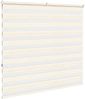 vidaXL Doppelrollo Marmorbeige 160x150cm Stoffbreite 155,9 cm Polyester 4014663 Bild 4