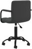 vidaXL Esszimmerstuhl Drehbar Schwarz Samt 3088031 Bild 4