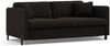 Micadoni Schlafsofa Gloria 2-Sitzer Strukturierter Stoff Dunkelgrau 205x140 Bild 2
