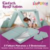 Linodino Kindersofa Spielsofa I aus Schaumstoff Bausteine I Spielcouch für Kinder, Wasserfeste Unterbezüge, Waschbare Chenille Bezüge 30° Bild 3