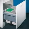 Abfallsorter Cox® Base 360 S/600-3 mit Biodeckel, hellgrau / 60 cm Schrankbreite / Abfalleimer / Abfallsammler / Mülleimer Bild 3